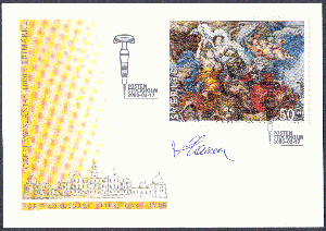 1000 stamp on FDC by Slania