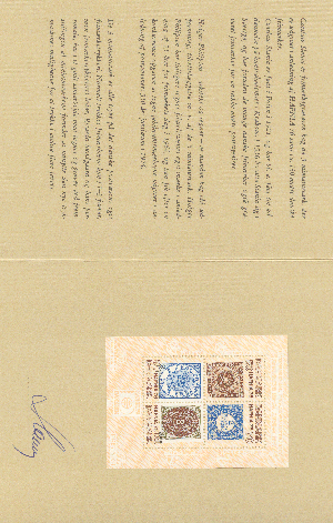Slania's stamp booklet Hafnia 76